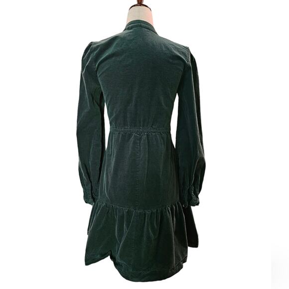 Draper James RSVP Tiered Long Sleeve Corduroy Dress - Picture 3 of 7